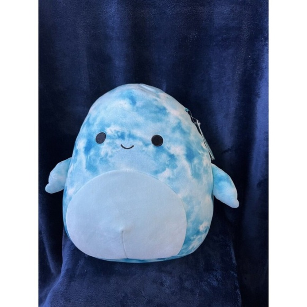 Squishmallows Danika Tie Dyed Dolphin 11" Stuffed Animal Plush  W Tag Kellytoy‎